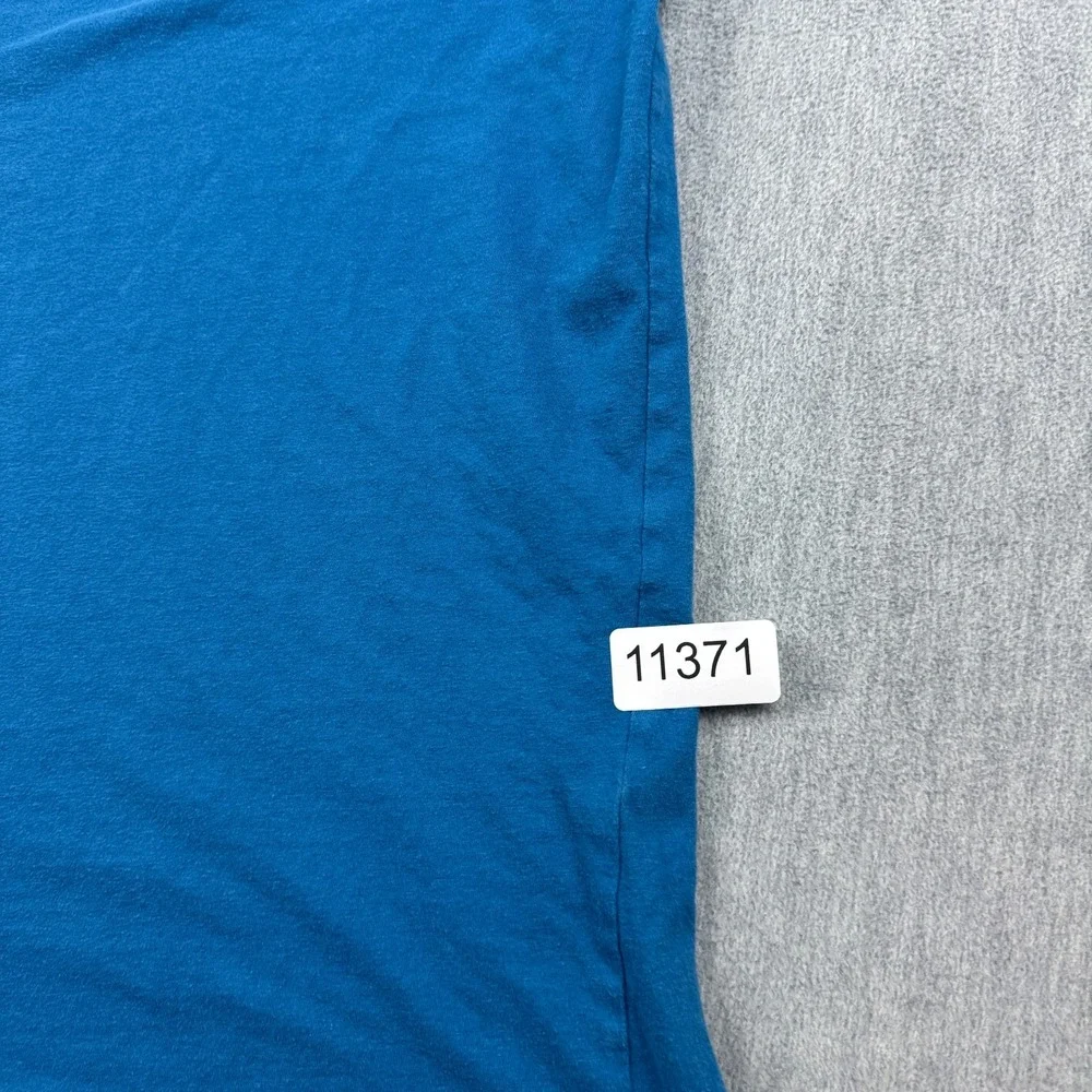 The North Face T Shirt Mens 2XL XXL Blue Easy Half Dome Short Sleeve‎ Logo Tee